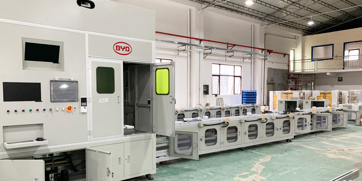 比亞迪噴涂自動化流水線案例 比亞迪噴涂自動化流水線案例